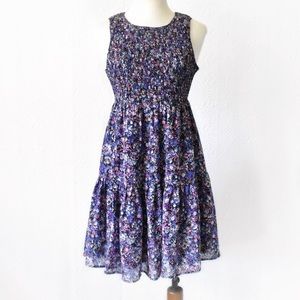 Princess Vera Wang Floral Smocked Babydoll Dress